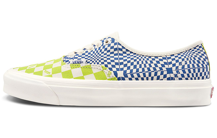 

Кроссовки Vans Authentic Logo Check Lime Punch True Blue