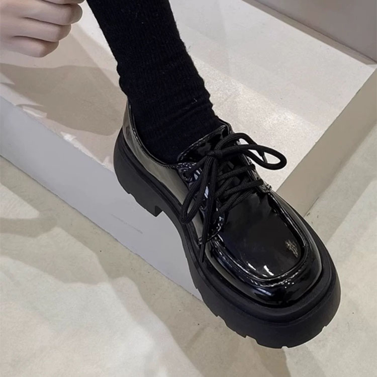 NTOZE Женские повседневные туфли-лодочки черные матовые, цвет Black Matte — фото 4