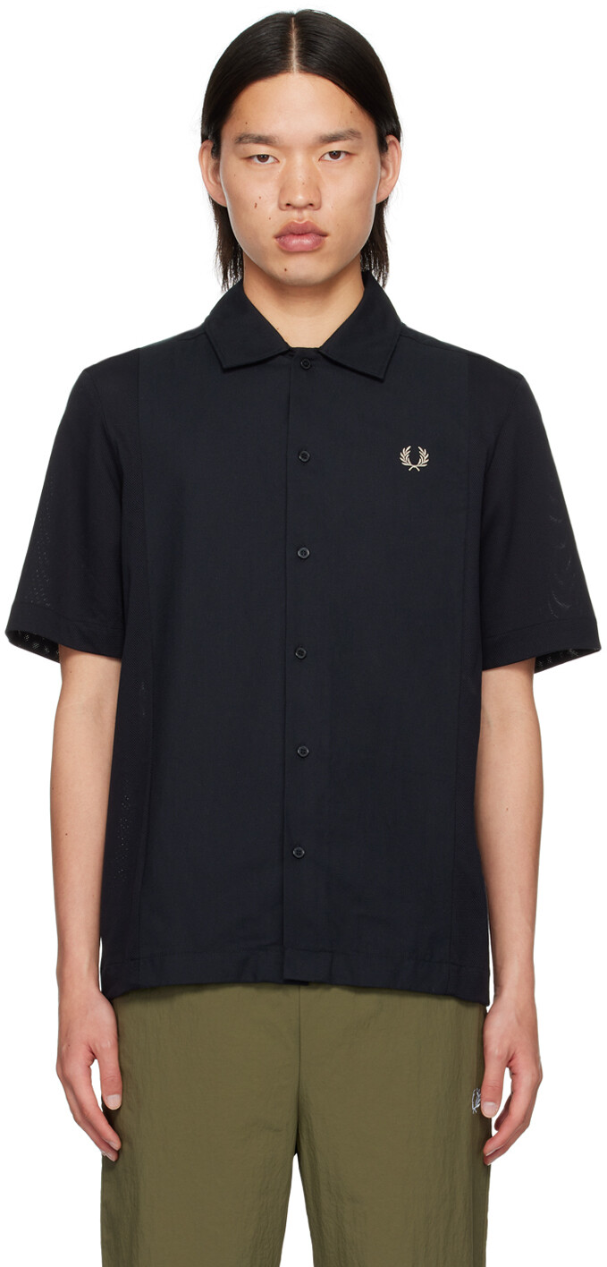 

Рубашка с панелью Fred Perry