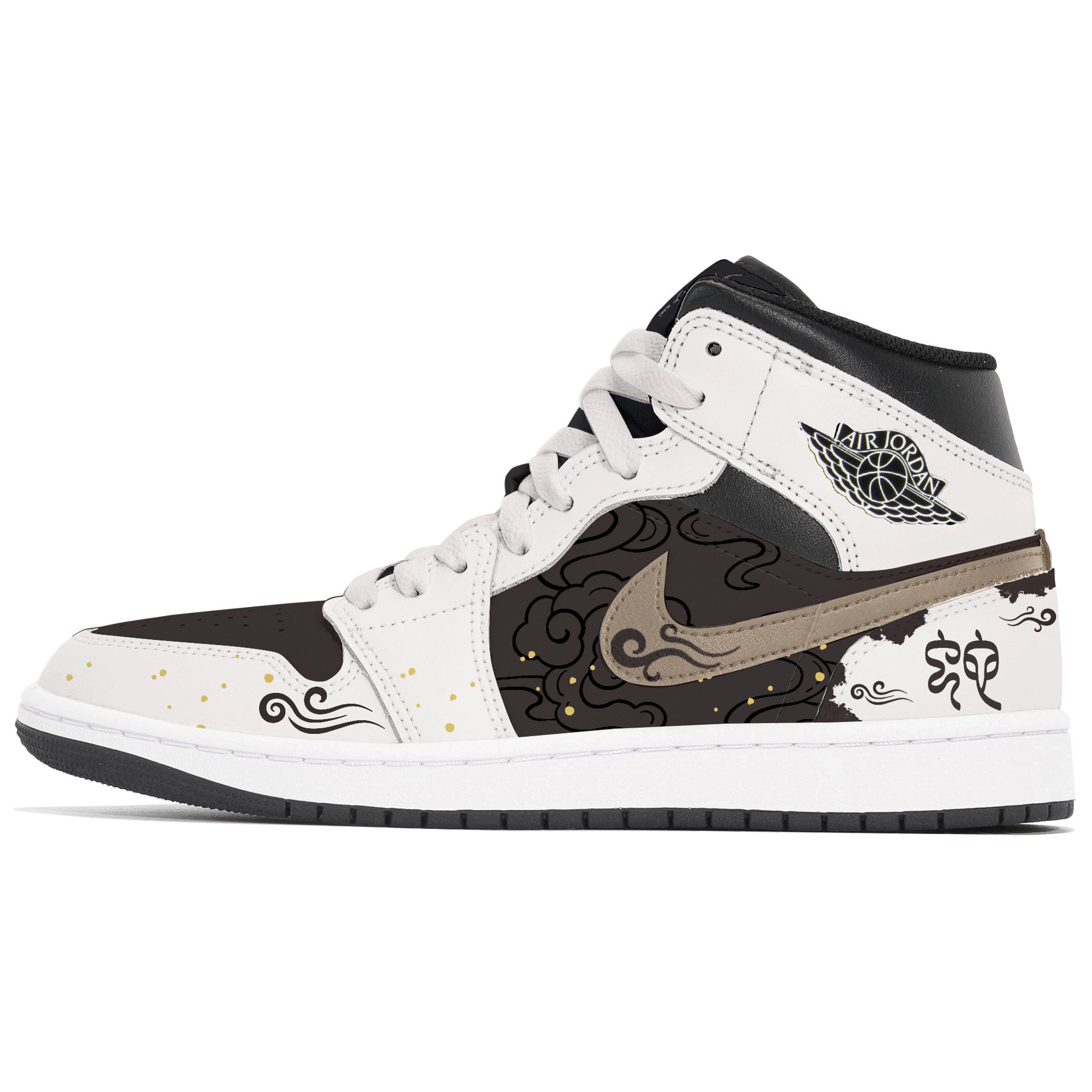 

Jordan Кроссовки Air 1 Abrasion Resistant Mid Top Vintage мужские ecru