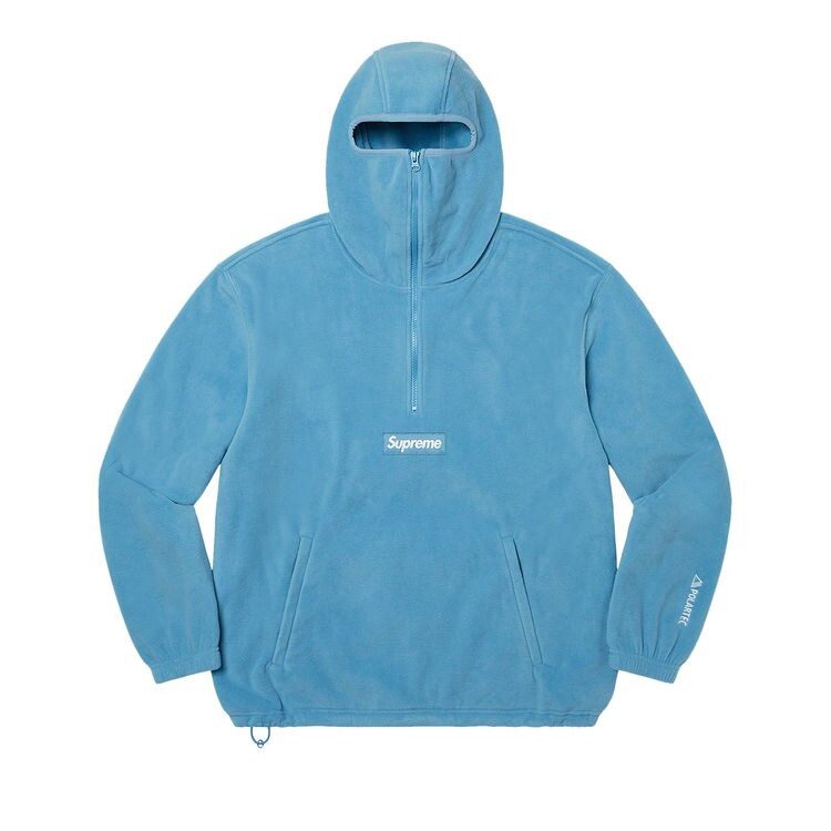 

Пуловер Supreme x Polartec Facemask Half Zip Pullover Dusty Teal, бирюзовый