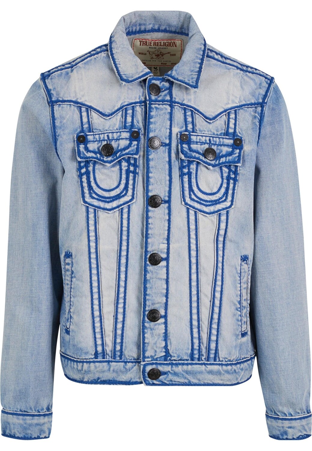 

True Religion Куртка межсезонная 'Jimmy' в цвете Blue, Light Blue