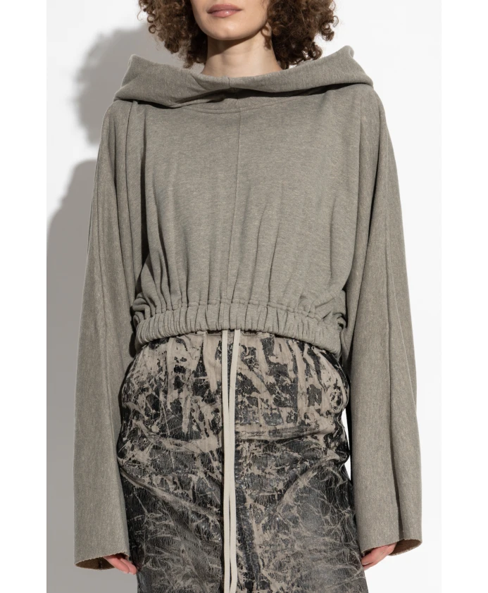 Короткая толстовка Rick Owens, серый — фото 3