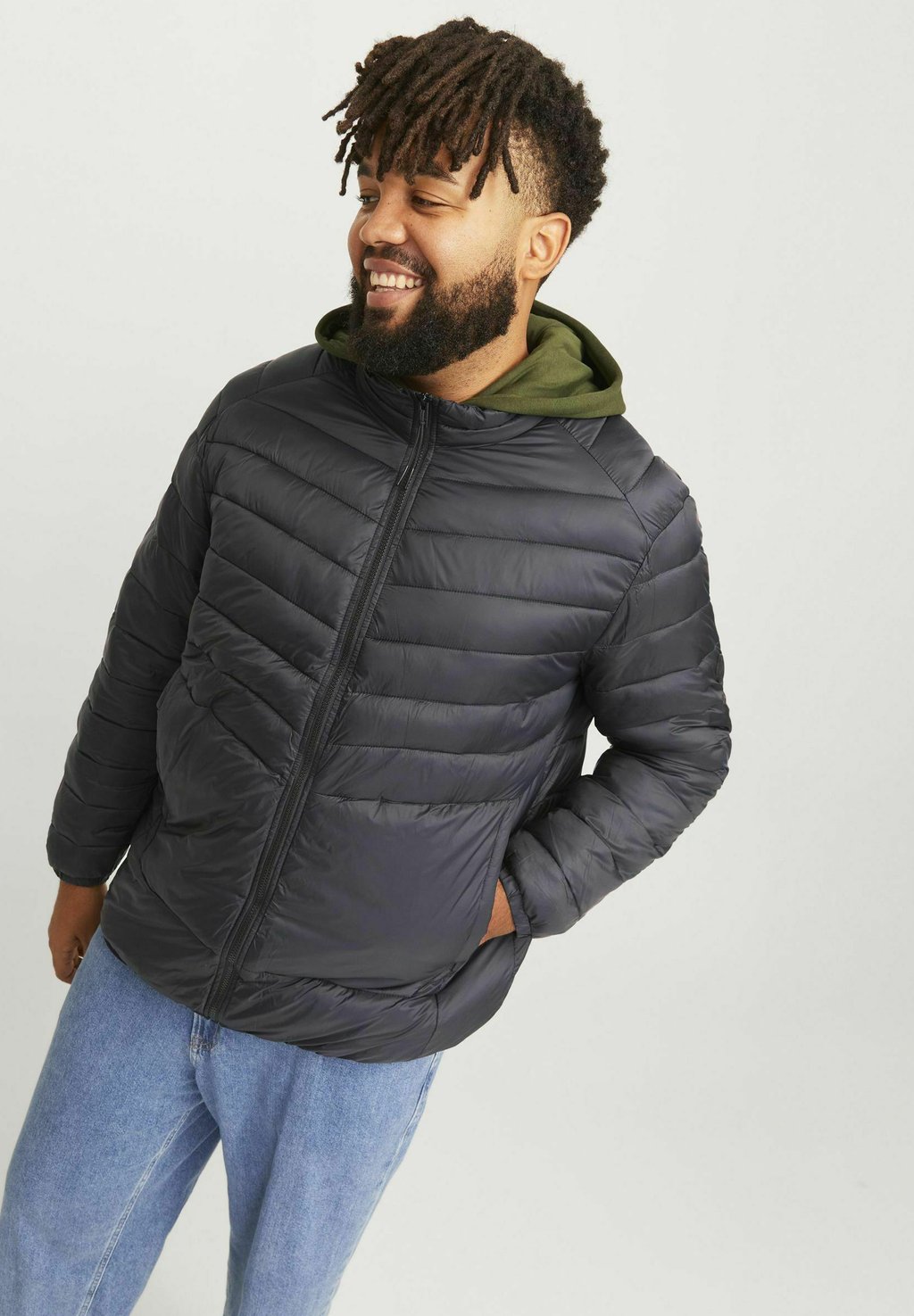 

Зимняя куртка PLUS Jack & Jones, черный