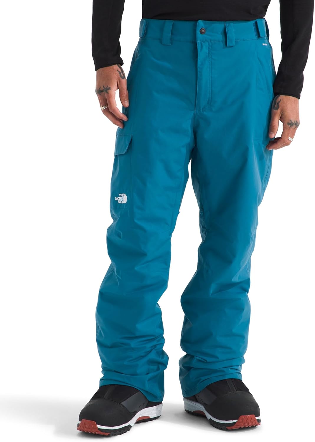 

Мужские утепленные брюки Freedom от THE NORTH FACE | Водонепроницаемые сноубордические брюки, гетры, регулируемая талия, карманы на молнии, Dusk Blue