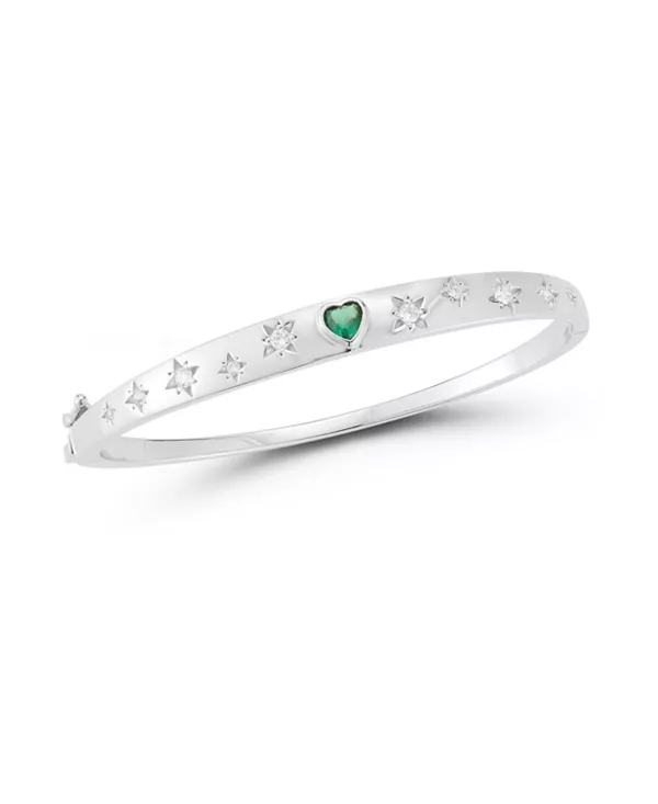 

Браслет в форме сердца из стерлингового серебра с позолотой 14 карат Rachel Zoe, silver