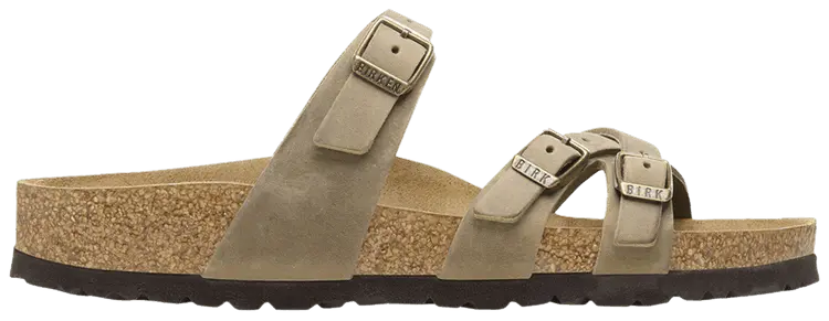 Сандалии Birkenstock Wmns Franca Oiled Leather Sandal 'Tobacco Brown', коричневый