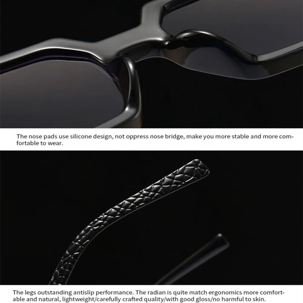 

Ретро солнцезащитные очки для женщин и мужчин, солнцезащитные очки для активного отдыха, женские очки с защитой от УФ-излучения UV400 LANGSER, Black White