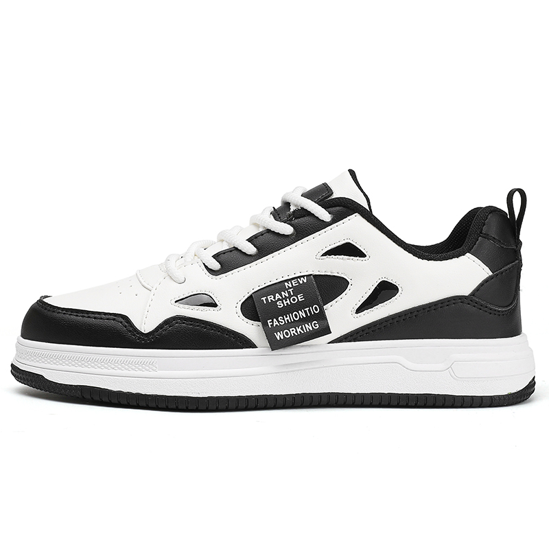 

Нескользящие износостойкие низкие мужские кроссовки CAMOSI, White Black