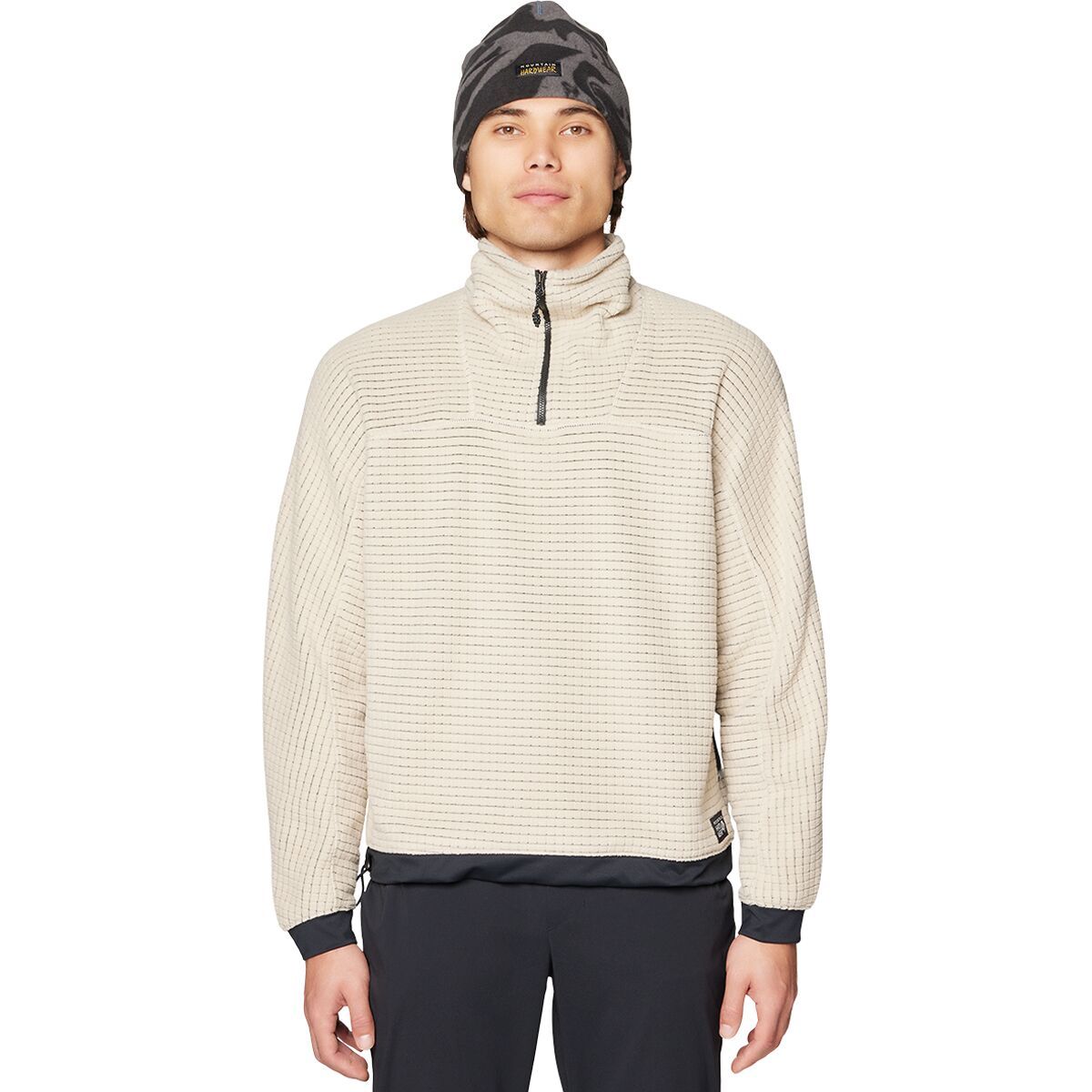 

Пуловер Summit Grid Big Grid с молнией до половины Mountain Hardwear, цвет fossil