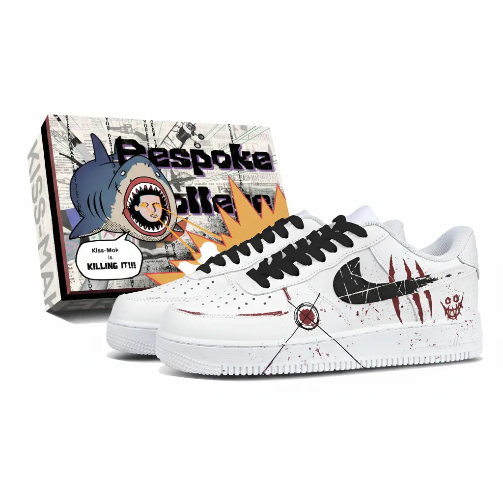 

Кроссовки Air Force 1 Synthetic Leather Thermal Slip Resistant Breathable Support Height Increasing Low top Skateboard Nike, белый