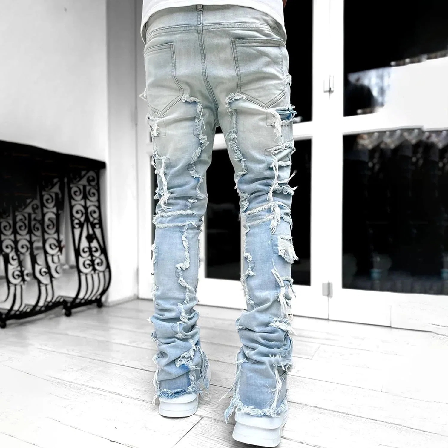 Джинсы стрейч, Light Blue — фото 2