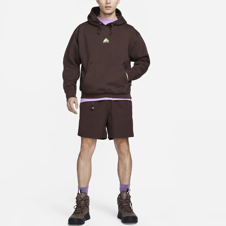 Толстовка ACG THERMA-FIT унисекс темно-коричневая Nike, коричневый — фото 3