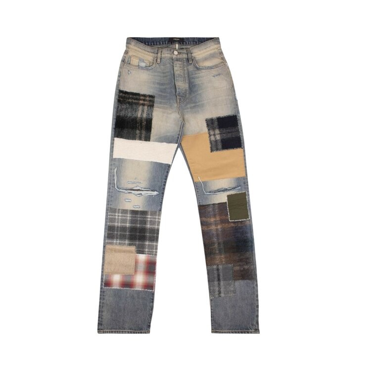 

Джинсы Amiri Patchwork Loose Fit 'Blue', синий