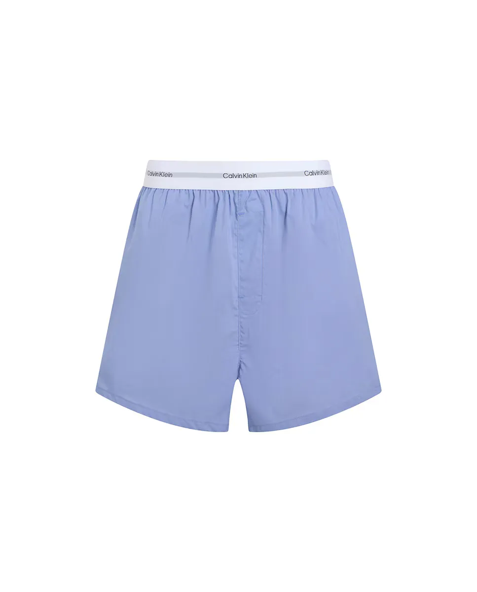 

Шорты для сна из хлопкового поплина Calvin Klein, синий