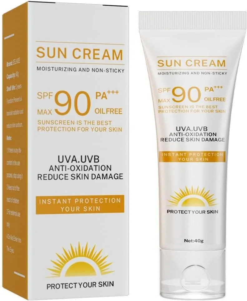 Солнцезащитный крем для лица и тела, SPF 50+, увлажняющий, апельсиновый Generic