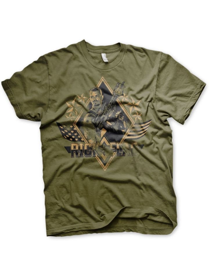 

Футболка Rick Flag T-Shirt DC Suicide Squad, зеленый