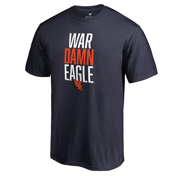 

Футболка Men's navy auburn tigers hometown collection war damn eagle Unbranded