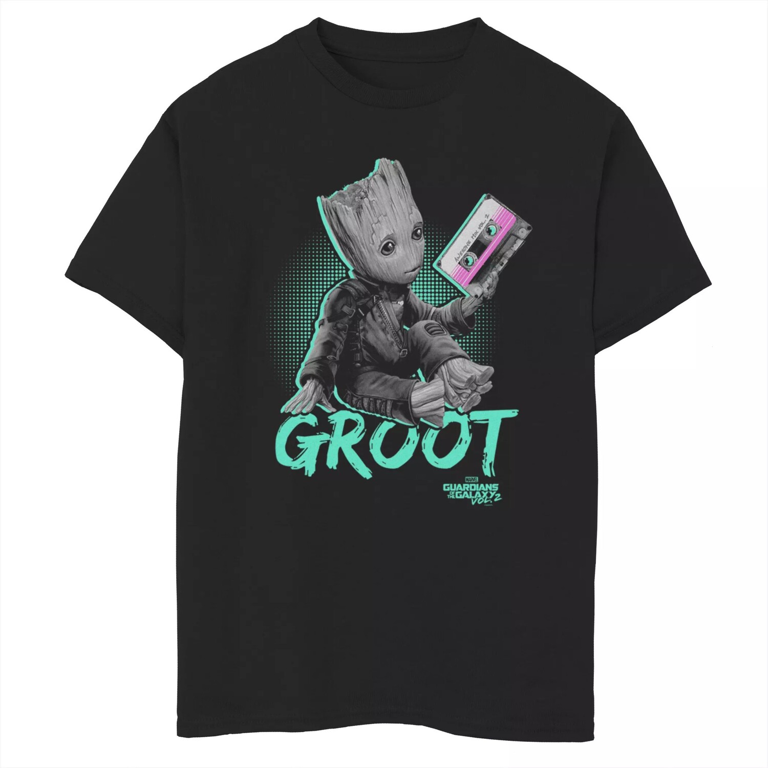 

Футболка с неоновым рисунком «Baby Groot» для мальчиков 8–20 лет «Marvel Guardians of the Galaxy 2» Licensed Character