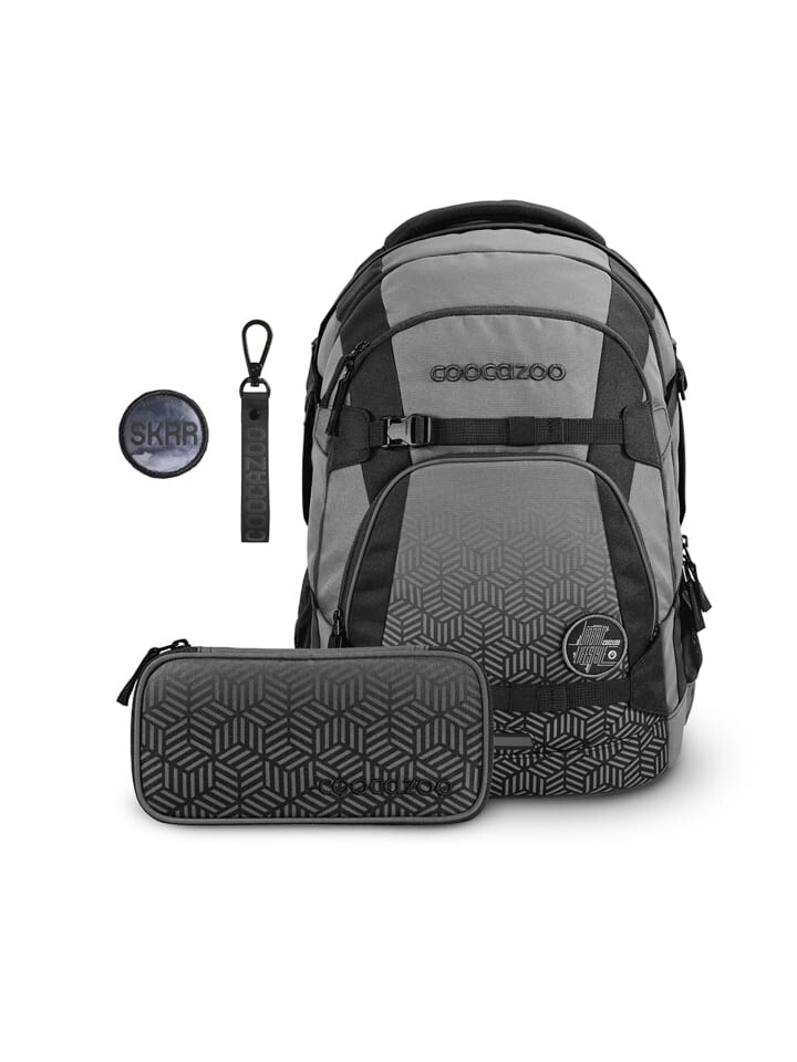 

Рюкзак Coocazoo Schul Set MATE COLOUR UP Set, цвет black carbon & music