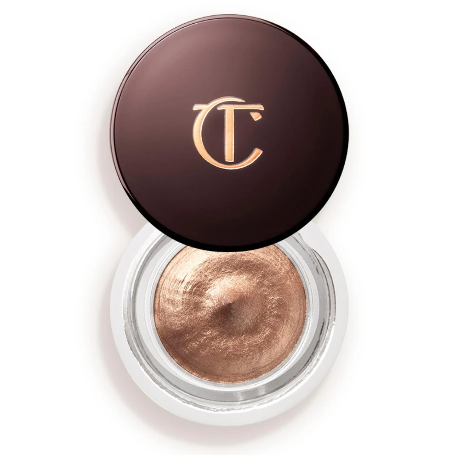 Кремовые тени для век Charlotte Tilbury Eyes to Mesmerize - стойкие монотени - формула с добавлением воды и металлическим блеском, а также витамина Е для устойчивости к скатыванию в складках века., Oyster Pearl - antique oyster gold