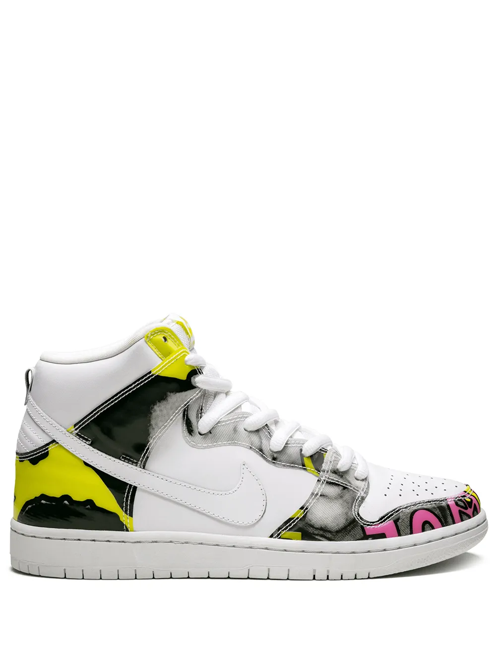 

Кеды Dunk High PRM DLS SB Nike, белый