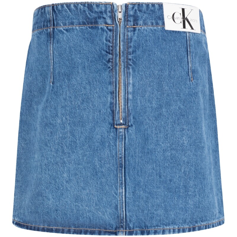 Calvin Klein Женская джинсовая юбка, цвет 1A4 - Denim Blue — фото 2