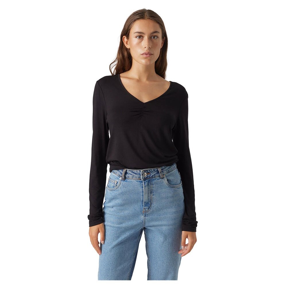 

Футболка с длинным рукавом Vero Moda Alberte, черный