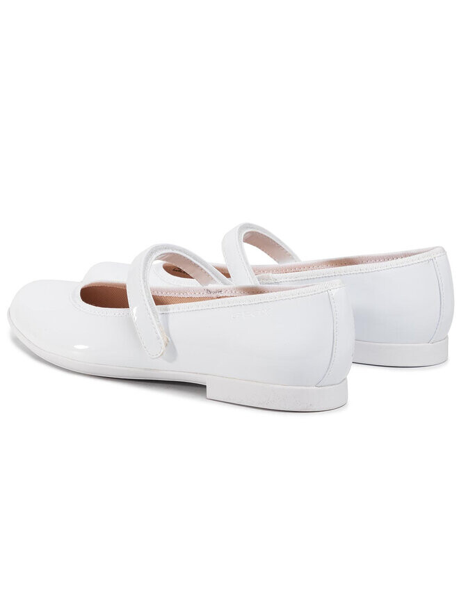 Кроссовки с липучкой Geox Zapatos hasta el tobillo J Plie' A J0255A 000HH C1000, белый — фото 3