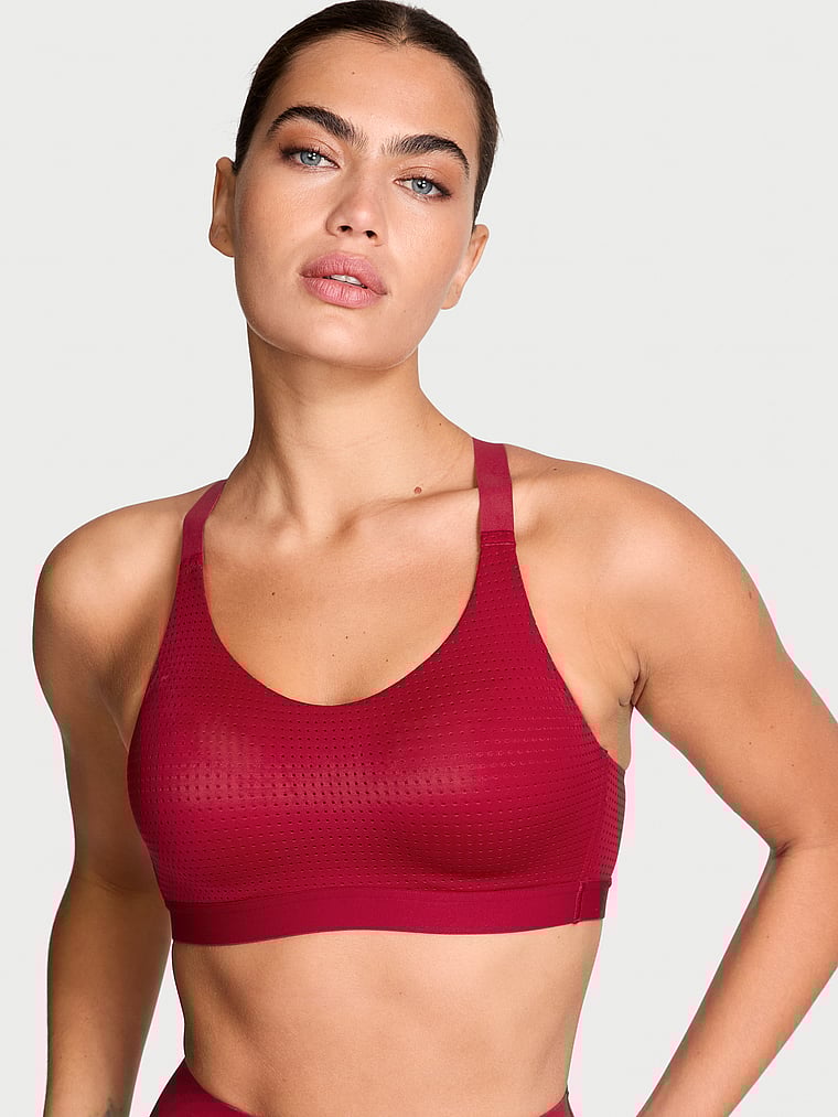 

Легкий сетчатый спортивный бюстгальтер Vsx, красный
