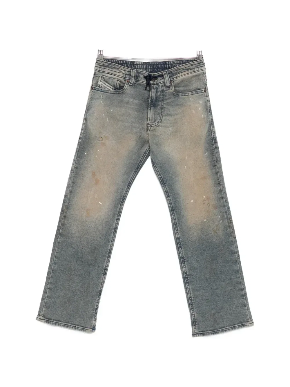 Джинсы с эффектом поношенности Diesel Kids, синий