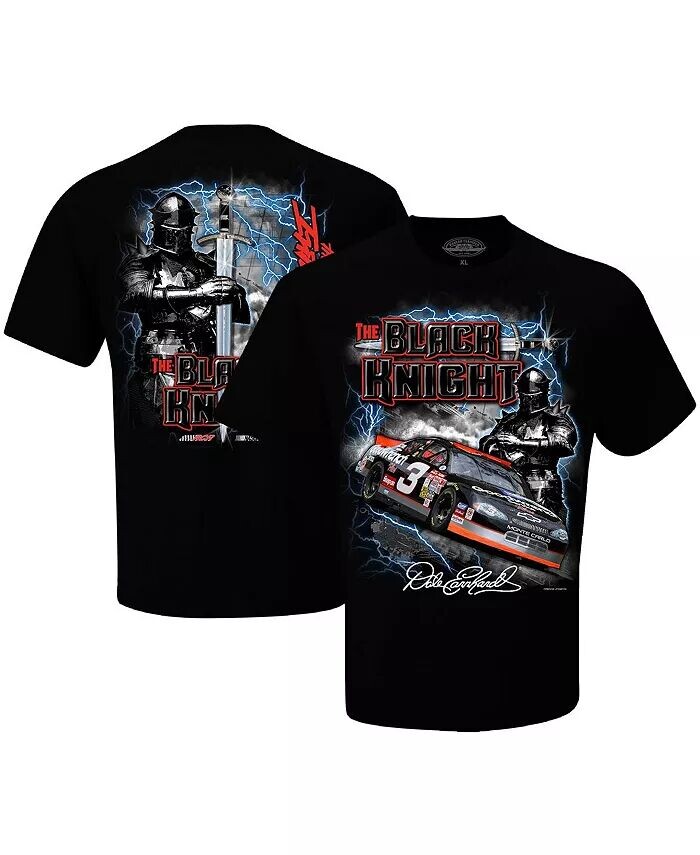

Мужская черная футболка Dale Earnhardt Black Knight Checkered Flag Sports, черный