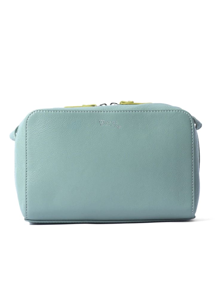 

Кожаная сумка через плечо Estem 1 мятно-зеленого цвета VARGU