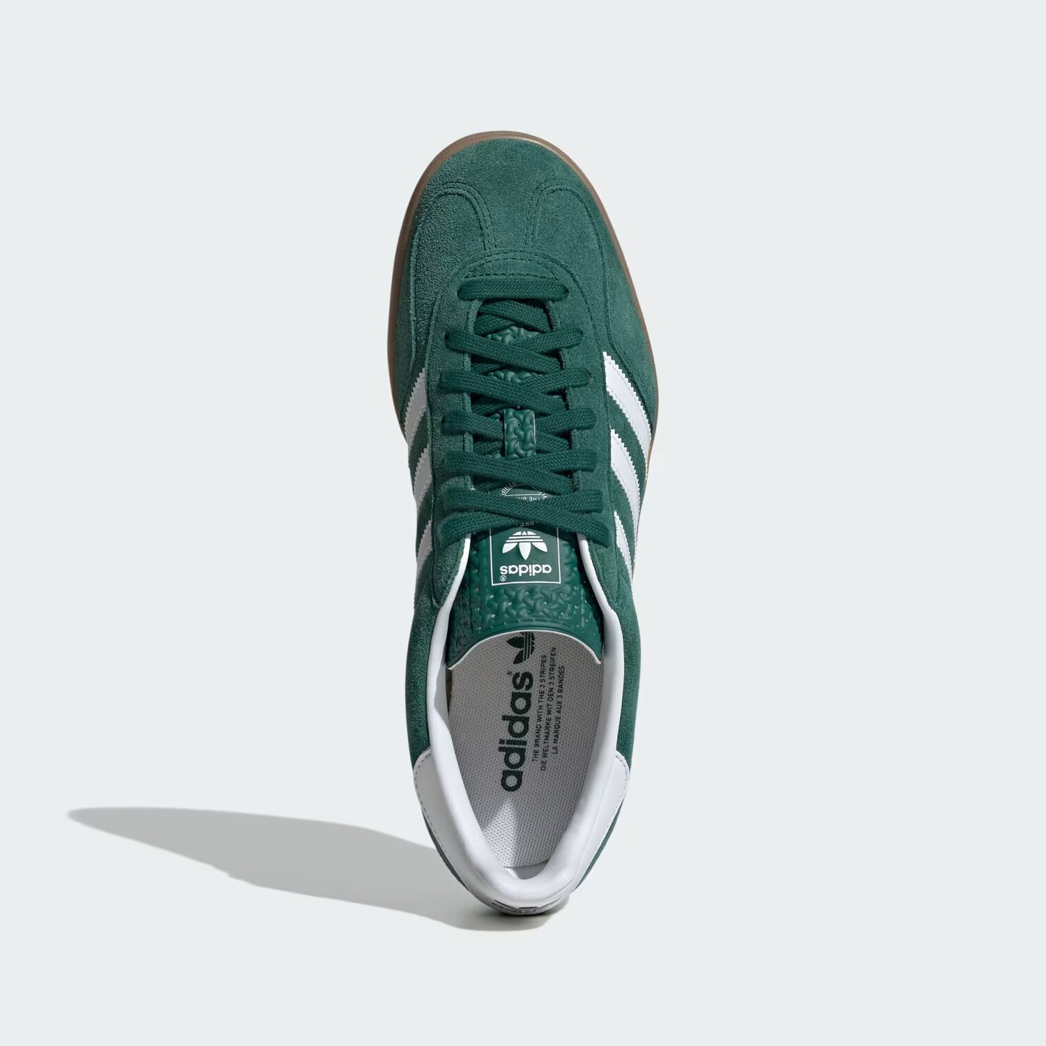 Кроссовки Gazelle Adidas, цвет Collegiate Green/Cloud White/Gum — фото 3