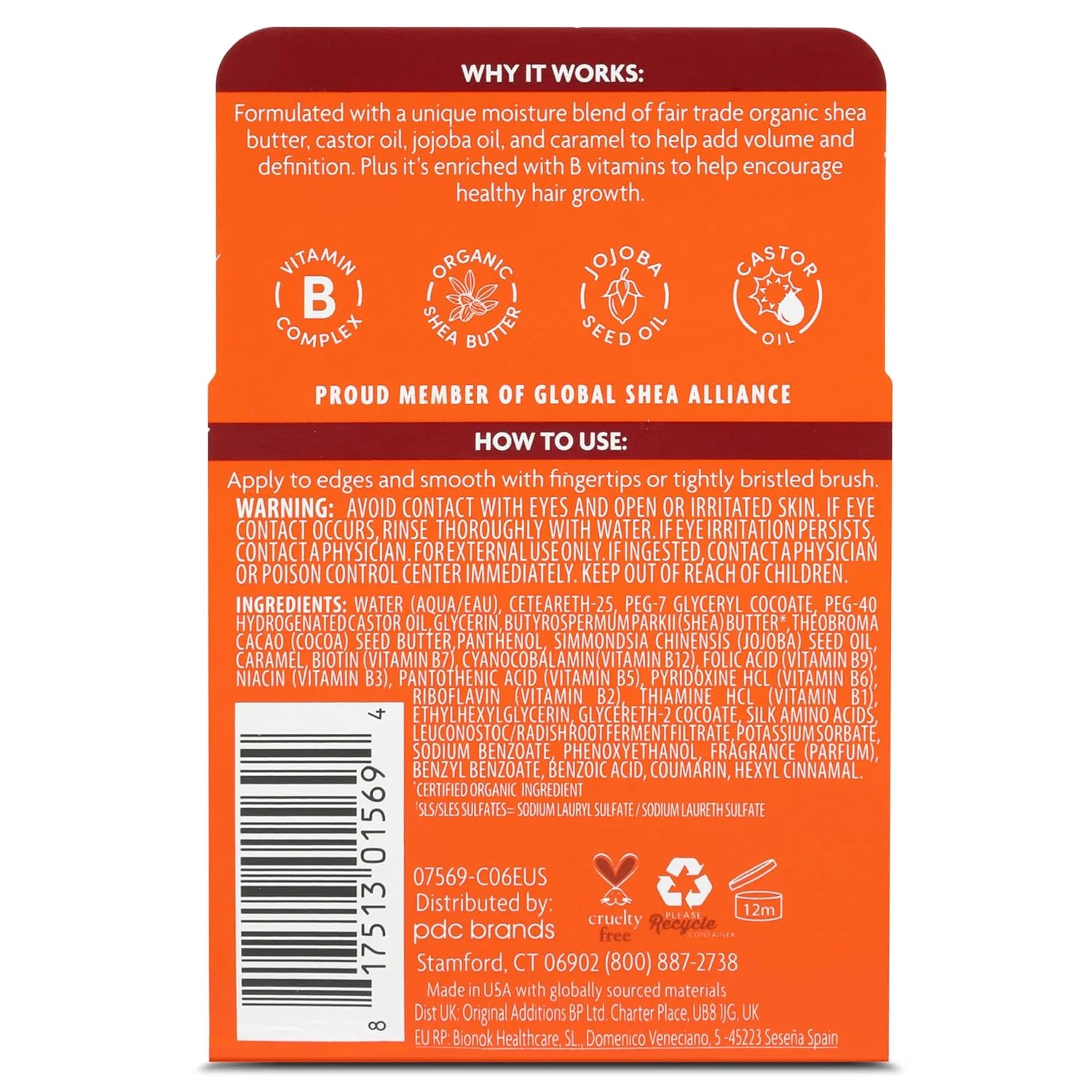 Гель для волос CANTU Shea Butter для натуральных волос, экстрасильная фиксация Cantu — фото 2