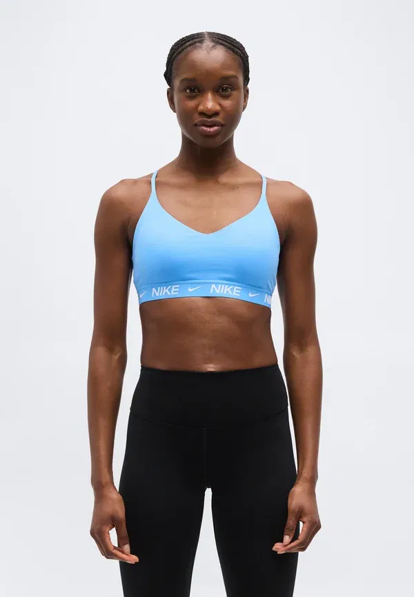 Спортивный бюстгальтер Indy Bra Light Support Nike Performance, университетский синий