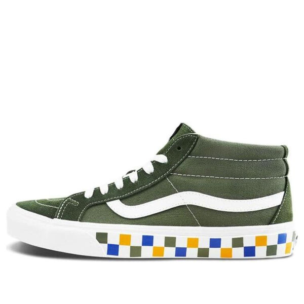 

Кроссовки sk8-mid reissue dark green Vans, зеленый