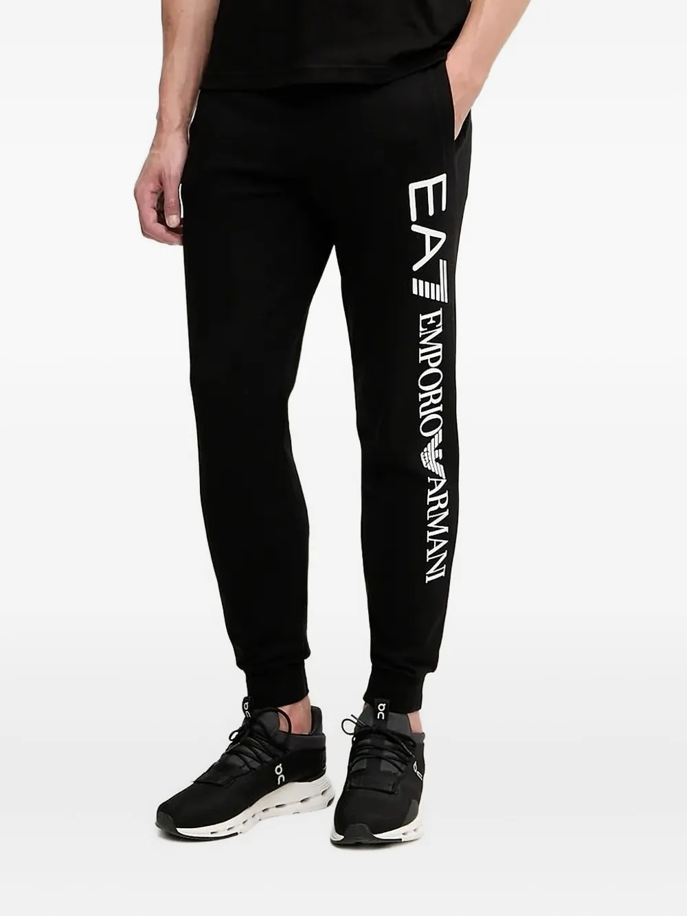 

Спортивные брюки с логотипом Ea7 Emporio Armani, черный