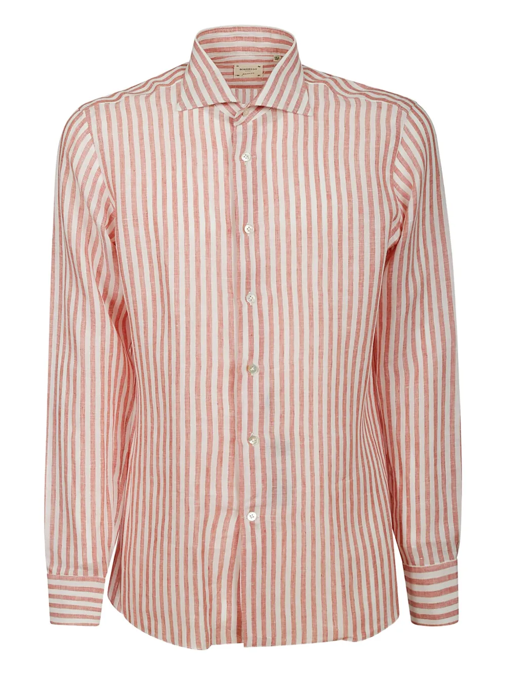 

Рубашка в полоску на пуговицах BORRIELLO NAPOLI, красный
