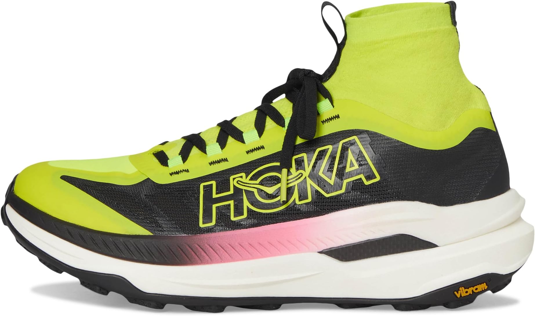 Кроссовки Hoka Tecton X 3 Neon Hoka Citrus/Black — фото 4