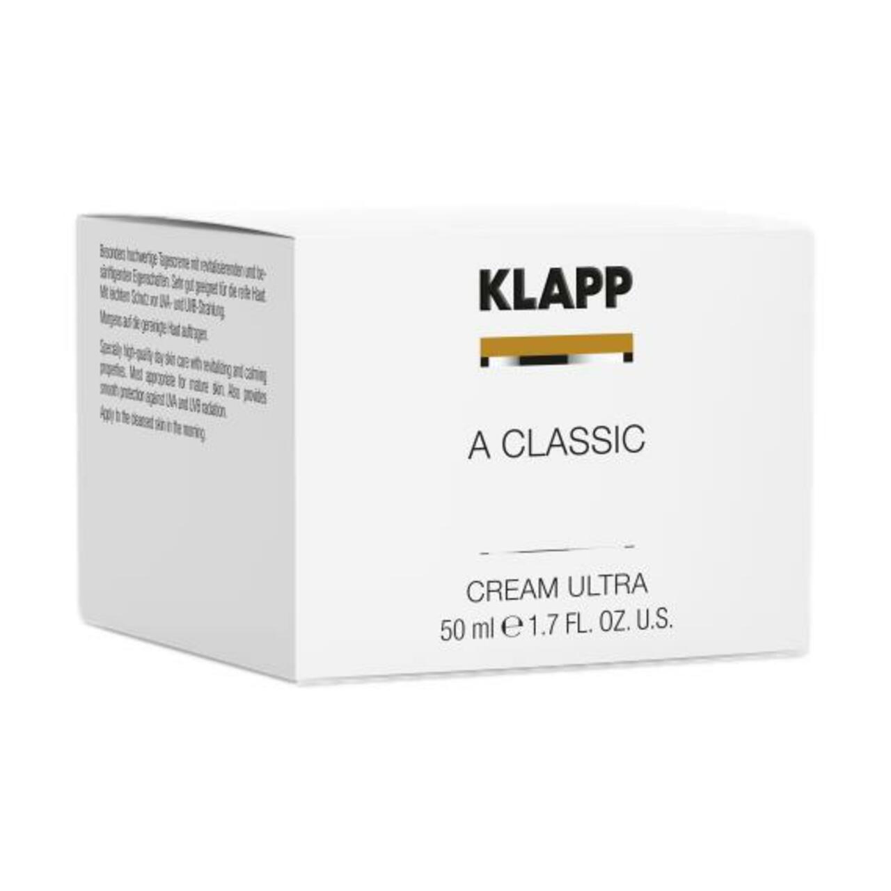 Крем для лица Klapp — A classic cream ultra , объем, 50 мл — фото 3