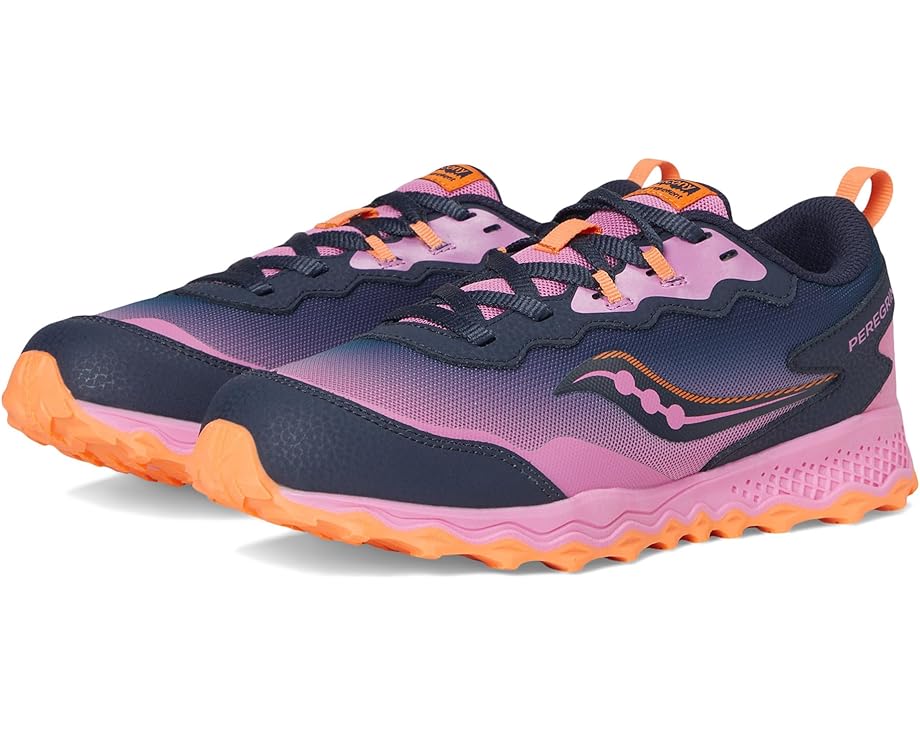 

Детские кроссовки Saucony Peregrine Shield Kdz (little kid/big kid) Saucony Kids, Navy/Pink