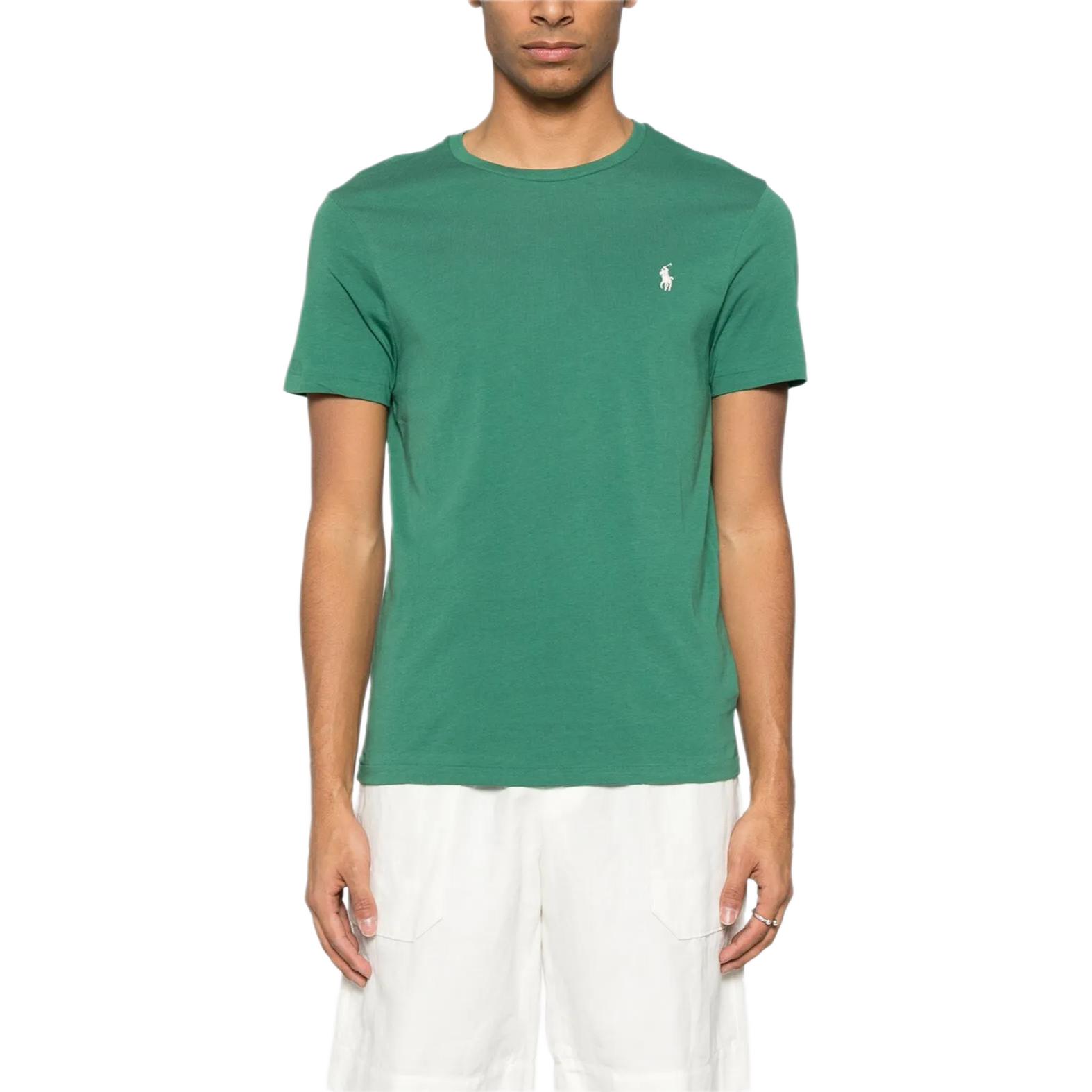 Футболка с вышивкой Polo Pony Polo Ralph Lauren, зеленый — фото 3