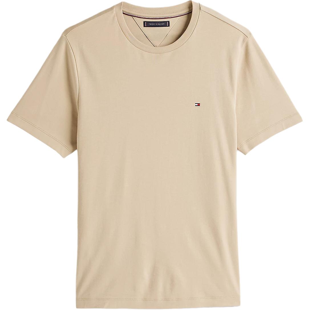 

Хлопковая футболка с логотипом Tommy Hilfiger, Sandalwood