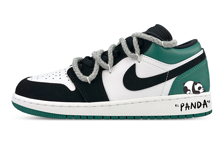 

Кроссовки Air Jordan 1 Vintage Basketball Shoes Women's Low-Top Black/Green