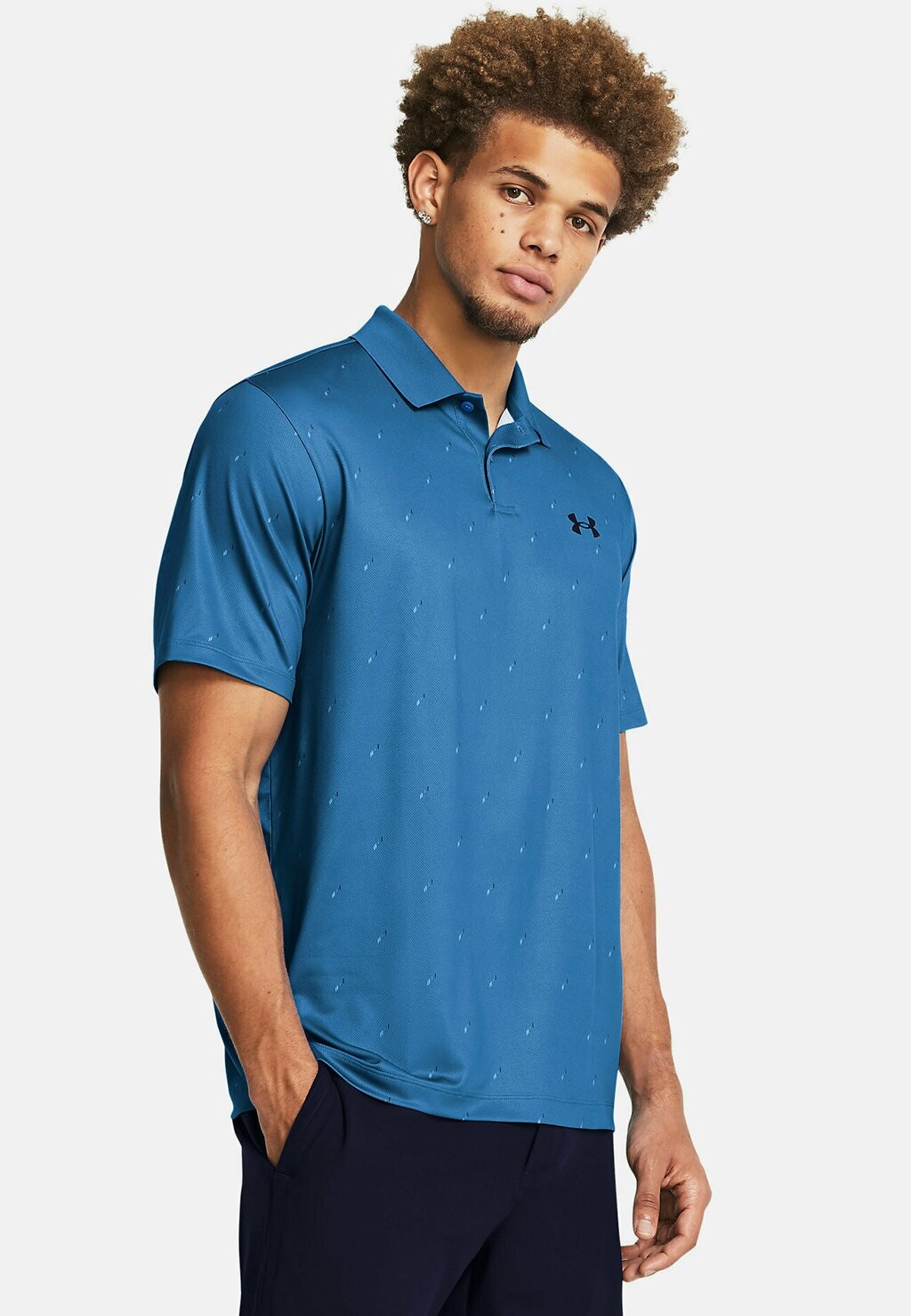 

Поло SHORT-SLEEVE PRINTED Under Armour, синий