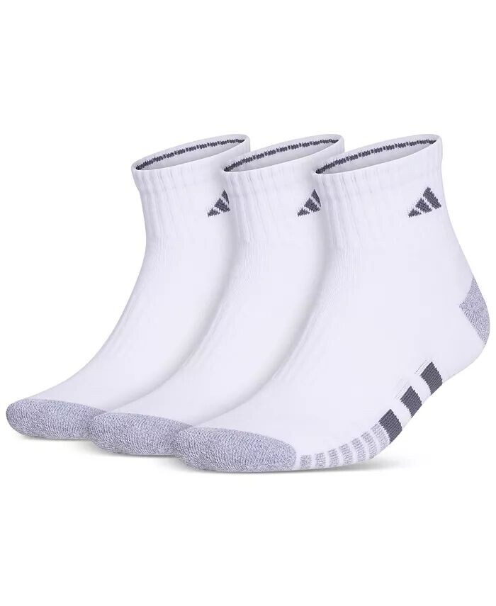 

Мужские 3-к. Мягкие носки с логотипом в четыре четверти adidas, белый