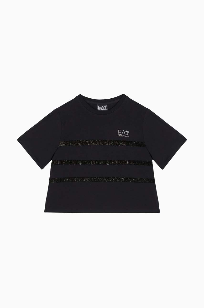 

Детская футболка EA7 Emporio Armani, черный