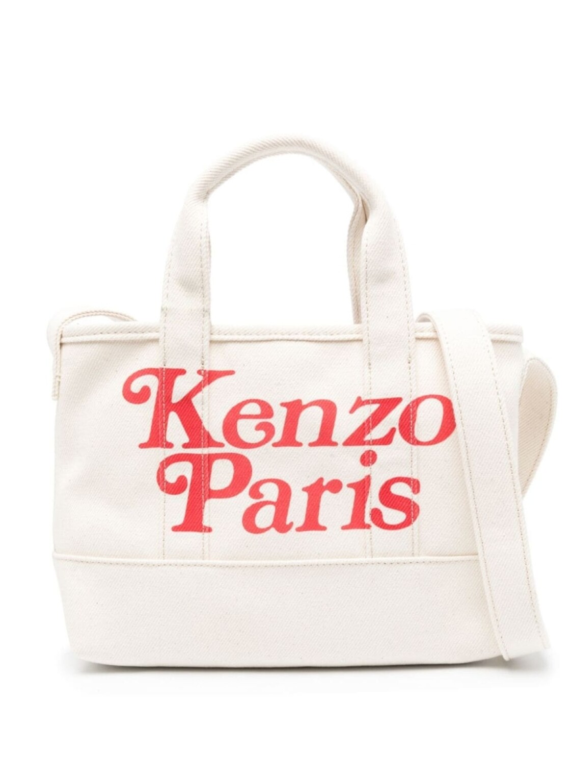 

Маленькая сумка-тоут с логотипом Kenzo, бежевый