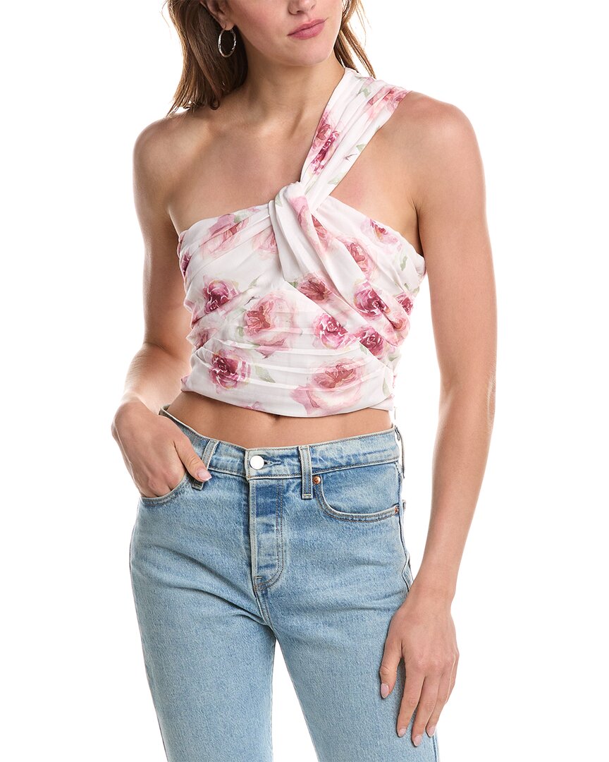 

Топ Lucy Paris Sophia из льняной смеси, белый